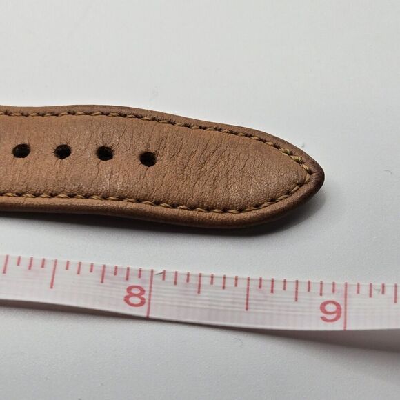 Fossil Womens Boyfriend Oversized Watch Two-Tone Brown Leather Date Indicator - Picture 10 of 10